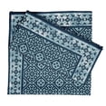 thumbnail image 1 of Vargottam Collection de Luxe Linge de Table Décor Serviette en Coton Tissu Imprimé Serviettes Réutilisables Ensemble de 4, 20 X 20 - Bloc Batik Asiatique, 1 of 6