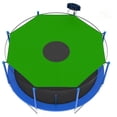thumbnail image 3 of 14ft Trampoline Sun Shade Cover UV Protection Weatherproof Jump Mat Cover with Fixed Straps for Outdoor Backyard Playground, 3 of 4