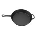 thumbnail image 1 of Poêle à Frire en Fonte, Répartition Uniforme de la Chaleur, pour Cuisson et Grillades en Camping Intérieur Extérieur Sans Revêtement, 1 of 7