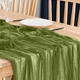 thumbnail image 4 of Dvruxg Cheesecloth Table Runner Rustic Table Runner Long Gauze Table Runner for Wedding Birthday Party Table Decoration, 4 of 5