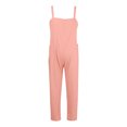 thumbnail image 4 of HBFAGFB Combinaison Pantalon Femme Mode Décontractée Salopette à Bretelles Pantalon Ample Combinaisons Légères Rose Taille TG, 4 of 4