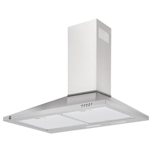 QinaQin 30 Hotte de montage mural de pouce, 450 CFM Évent en acier inoxydable avec LED Lumières, contrôle tactile et télécommande