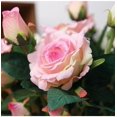 thumbnail image 1 of XZNGL Artificial Flowers Roses Artificial Flowers 5Pcs Real Latex Rose Flowers for Wedding And Home Design Bouquet Decor, 1 of 2