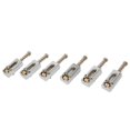 thumbnail image 2 of 6 Pcs Roller Bridge Tremolo Saddles For Strat TL Electric Guitar Chrome Color, 2 of 12