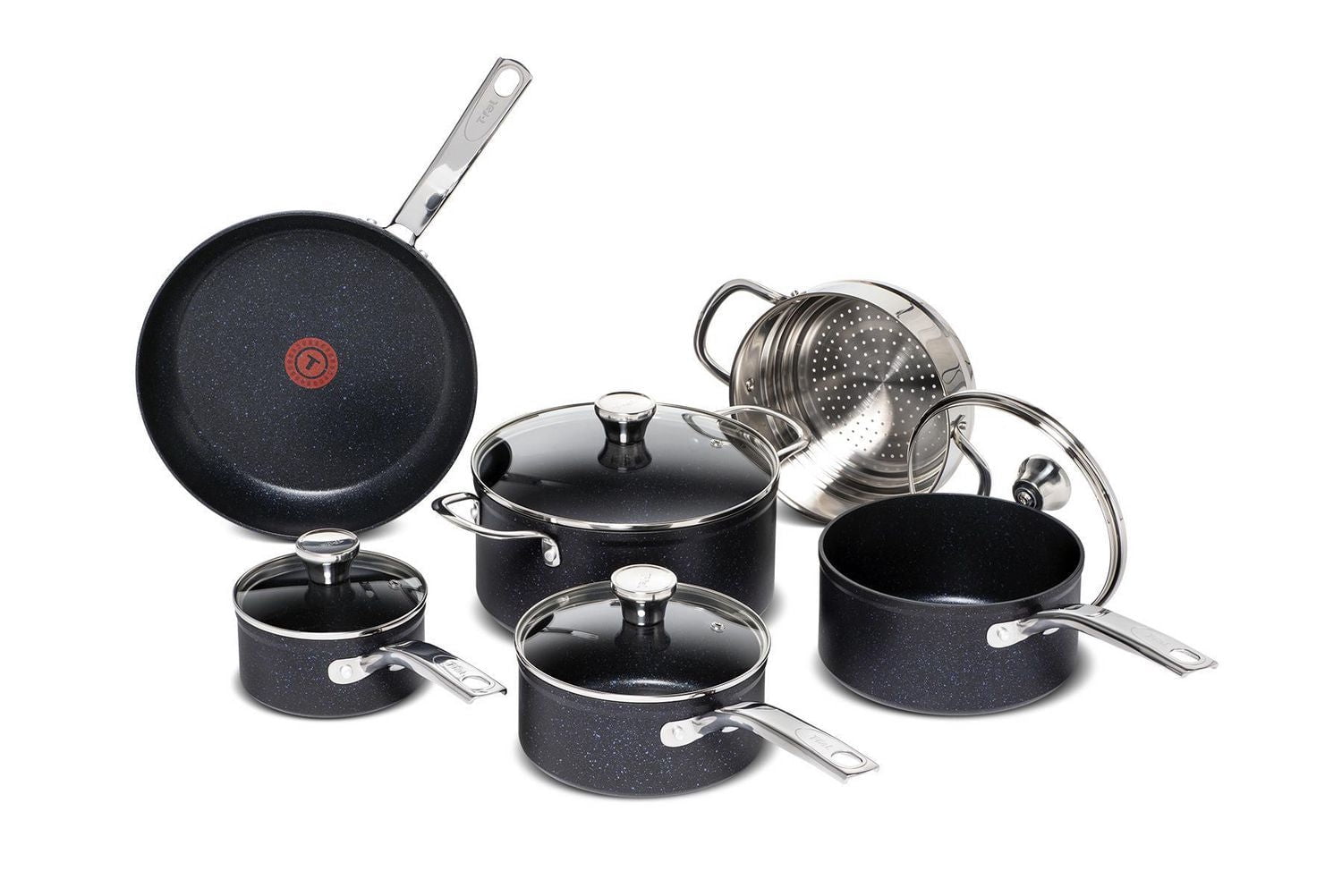 T-FAL Sapphire 10-Piece Cookware Set