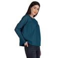 thumbnail image 2 of Moomaya Haut en Dentelle Style Victorien pour Femmes Manches Longues Tunique Décontractée Unie, 2 of 6