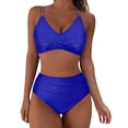 thumbnail image 2 of LSLJS Mode Bikini Sans Manches pour Femmes Ensemble Maillot de Bain Rehausseur Rembourré Maillot de Bain de Plage, Maillots de Bain Bikini pour Femmes, 2 of 6