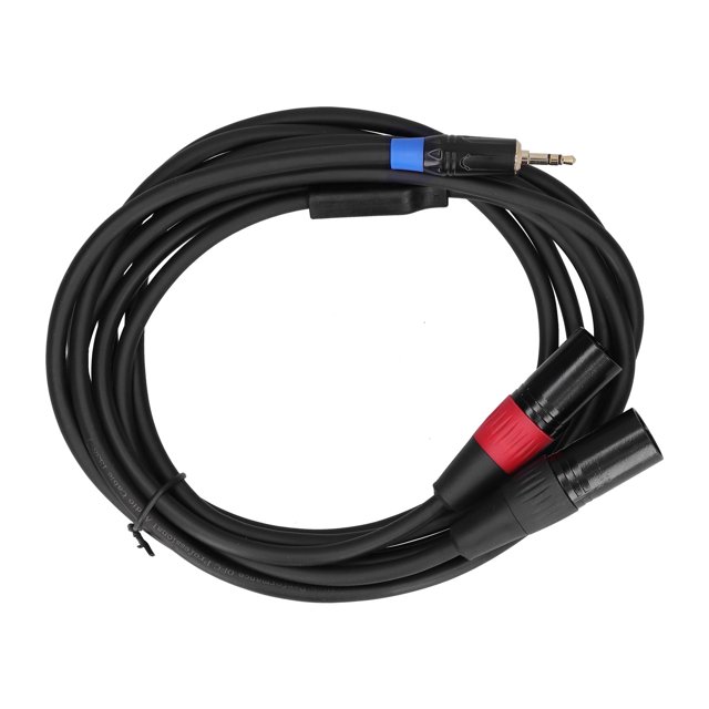 FLAMEEN Audio Adapter Cable, Male To 2 XLR Male Cable Male To Dual 2 XLR Male Plug Connector For Meeting For Home