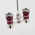 thumbnail image 4 of MasteelfCA Opera Theater Horse Racing 3X25 Glasses Binocular Telescope with Chain (Silver & Wine Red), 4 of 8