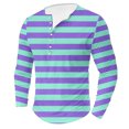 thumbnail image 1 of RXIRUCGD T-Shirt à Manches Longues pour Hommes, Col Rond, Imprimé, Entraînement Physique, Bleu, Taille : m, 1 of 4