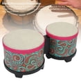 thumbnail image 4 of Bongo Drum 5” and 6” Bongos Drum Set for Adults Kids Beginners Professionals Tunable Wood Drum Percussion Instruments, Combination Drum Hand Percussion Accompaniment Instrument, 4 of 7
