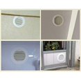 thumbnail image 2 of Lefu Plastic Round Air Exhaust Vent Grille Cover Wall Ventilation Inlet Outlet, 2 of 9