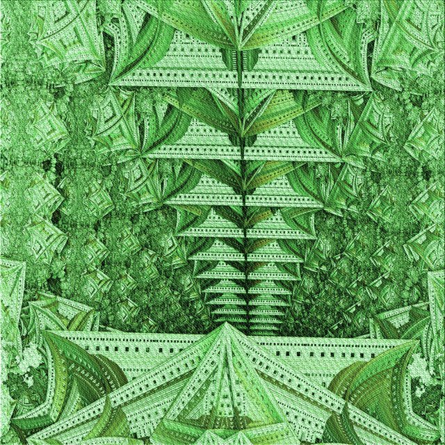 Ahgly Company Tapis d'Intérieur Lavables à la Machine, Carrés, Transitionnels, Verts, Tapis de Zone, 4 Pieds Carré
