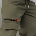 thumbnail image 2 of Ceisia Men's Relaxed Straight Cotton Gift Cargo Multi-pocket Pants Soft Abrasion-resistant 3D Pockets Multi-Color, 2 of 5