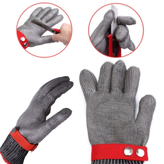Vaidha Cut Proof Stab Stainless Steel Gloves Metal Mesh Butcher