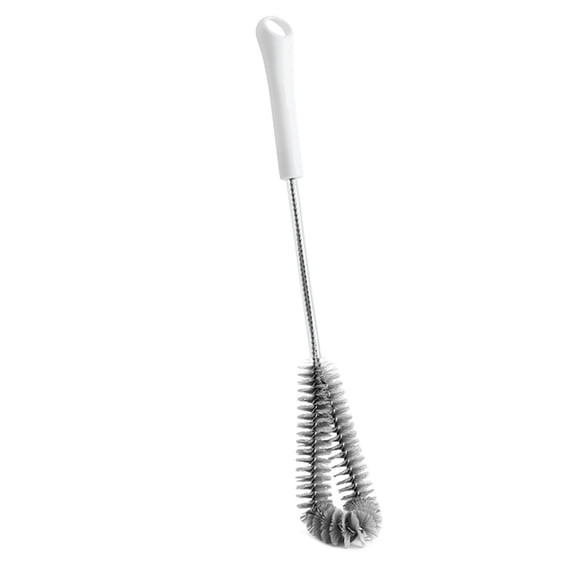 Hearth & Gear Long Handle Cup Brush For Jars Flexible & Sturdy Handle Deep Cleaning Tool For Kitchen Water Bottles Smoothie Cups & Narrow Neck Containers Durable Kitchen Sponge with Handle And Holder