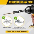 thumbnail image 4 of 2 Pcs Spring Screw Holder Bit, 4.72 inch Anti-Drop Screwdriver Bit, Single-Hand Operation Bit Holder for Electricians, Mechanics, DIY Home Repair,Versatile Screw Retaining Tool,Screw Holder,(Silver), 4 of 7