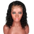 thumbnail image 3 of RYRDWP Natural Wave Lace Wigs Brazilian Human Hair Short Curly Wavy Lace Front Wigs, 3 of 9