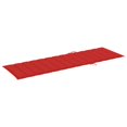 thumbnail image 3 of vidaXL Coussin pour Chaise Longue Rouge 200x60x3cm Tissu Oxford, 3 of 5