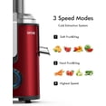 thumbnail image 4 of SiFENE 800W Centrifugal Juicer Machine, 3.2" Big Mouth, 3-Speed Setting, Easy Clean, Stainless Steel, Red, 4 of 8