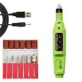 thumbnail image 1 of KLKCMS Portable Electric , Nail File Kit Manicure Pen Sander er for Acrylic, Gel Nails, Green, 1 of 4