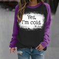 thumbnail image 1 of 50 % de Rabais Liquidation Chandail en Molleton Surdimensionné pour Femmes 2023 T-shirt Imprimé Manches Longues Blouse Col Rond Hauts Décontractés Chandail en Molleton, 1 of 5