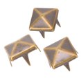 thumbnail image 4 of 9MM Brass Copper Square Rivets DIY Bag Leather Crafts Decoration for Clothing Sewing, 4 of 7
