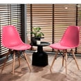 thumbnail image 2 of Chaise en bois rose foncé Heavenly Collection, lot de 6, 2 of 6