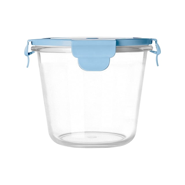 Glass Soup Storage Containers with Airtight Lids Round Borosilicate Glass Food Prep Bowls Meal Prep Containers for Lunch Salad Leftovers Microwave Freezer Oven Dishwasher