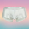 thumbnail image 1 of Men's Underwear Breathable Sheer Shiny Low Rise Briefs for Daily Comfort and All-Season Wear, 1 of 3