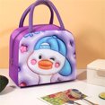 thumbnail image 3 of Insulated Lunch Bag For Kids Animal Themed Delicate Design Meal Durable Food Container School Picnic Accessory, 3 of 4