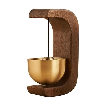 Carillon Éolien en Bois pour Porte, Convient pour Réfrigérateur, Pièce, Porche, Jardin, Cour Arrière, Restaurant, Maison, Jardin, Réchauffement de Porte, Capuchon Rabattable, Plaque Chauffante 15 1/8 X 4, Caoutchouc, Arrête les Ressorts de Porte pour Fermer l'Alarme de Porte
