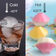 thumbnail image 4 of 3D   Ice Cube Tray Silicone Sphere Whiskey Ice Cube Mold  Black, 4 of 6