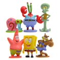 thumbnail image 1 of 6pcs/set 3-6cm Sponge Figure Bob Crab Boss Patrick Star Action Figures Patrick Star, 1 of 4