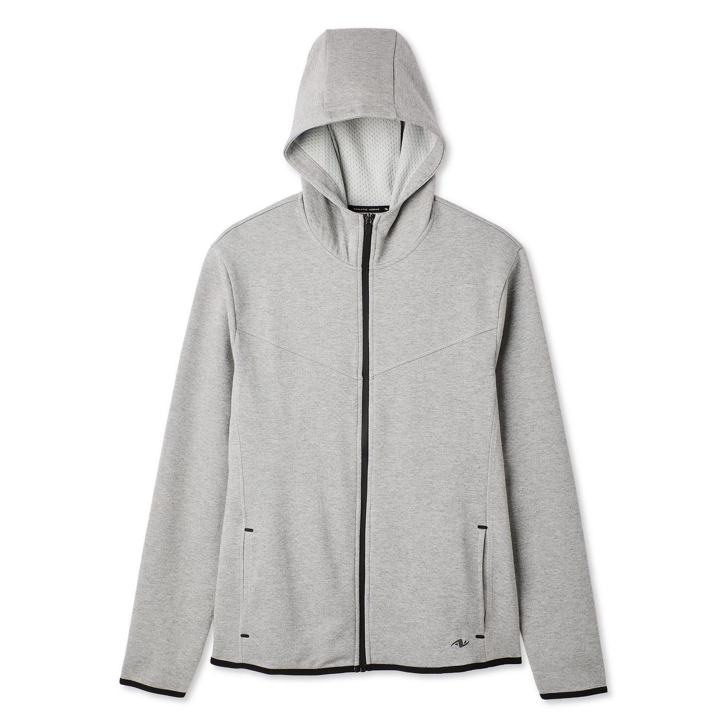 Haut à capuchon zippé sur la longueur Athletic Works pour hommes