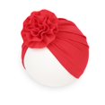 thumbnail image 1 of Tuque pour Nouveau-Né Douce et Stylée en Polyester et Coton, Grande Fleur, Bonnet pour Petite Fille, 1 of 10