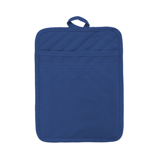 VogueV Gant de Four Résistant à la Chaleur - Coussin d'Isolation de Cuisson en Coton Matelassé Bleu 1