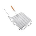 thumbnail image 2 of CTIRCHIU 2-Piece Bread Toaster Tray Stovetop Toast Rack Portable Bbq Grill Rack For Camping Outdoor Cooking, 2 of 8