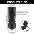 thumbnail image 4 of Grusce Car Cup Holder Expander Multifunctional Auto Cup Holder Extender with Adjustable Base Universal Expandable Water Bottle Holder Plastic Vehicle Cup Holder Expander for Most Cars Drink Food, 4 of 8