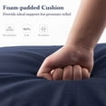 thumbnail image 3 of Costway 2 PCS Outdoor Chaise Lounge Cushion with Hook & Loop Fastener Fixing Straps Patio Blue, 3 of 4