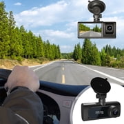 EGNMCR Vehicle Camera Recordingl Dash Cam Front And Inside 1080P Driving Recorder For Cars With HD Nightc Vision/G Sensor/Parking Monitor/Loop Recording Dash cam