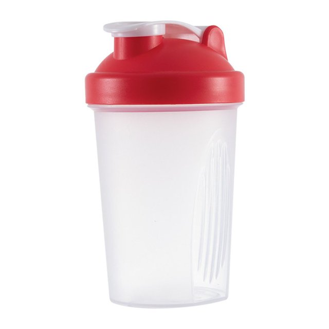 400ml Shaker Bottle Sports Whey Protein Mixing Bottle With Stirring Ball Bot Cup