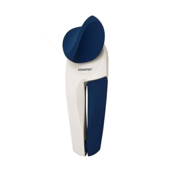 Starfrit MightiCan Can Opener, Safe, Holds Lid and Leaves No Sharp Edges on Lid, 3 Year Warranty, Comfort Grip, Heavy Duty Non-Slip Knob