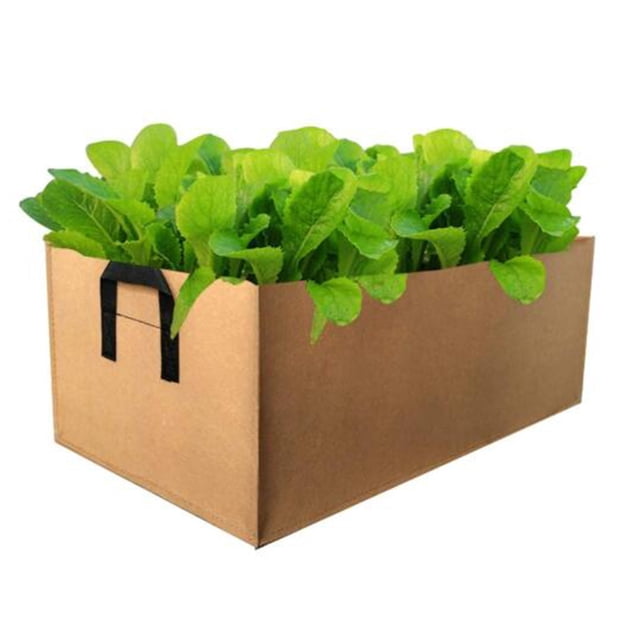 Yhmxh Closet Organizers and Storage Rectangular Garden Growing Bag Plants Bags Square Planting Container Fabric Garden Grow