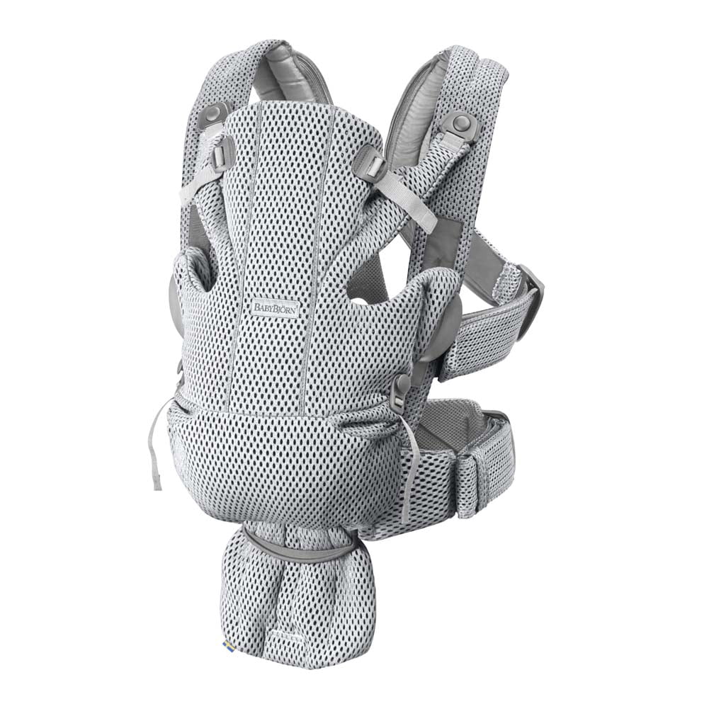 BabyBjorn Baby Carrier Free - 3D Mesh, Grey