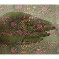thumbnail image 4 of oneOone Viscose Chiffon Fabric Leaves & Floral Block Print Fabric BTY 42 Inch Wide, 4 of 4
