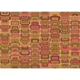 thumbnail image 1 of Ahgly Company Tapis Rectangulaire Lavable en Machine Intérieur Transitionnel Rouge Lave, 8 Pieds x 12 Pieds, 1 of 7