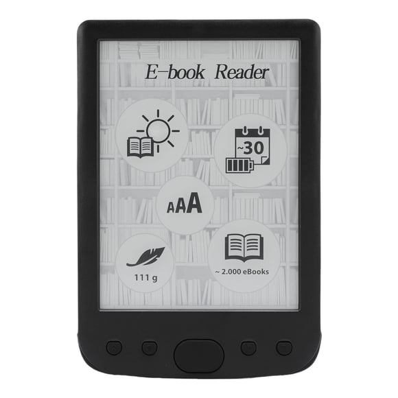E Book Reader,6 Inch Ink Screen EPaper Reader,Portable Electronic Book Reader with Protective Case