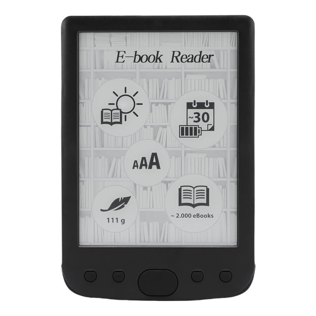 E Book Reader,6 Inch Ink Screen EPaper Reader,Portable Electronic Book Reader with Protective Case