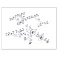 thumbnail image 2 of 2pcs rear lower ball joints for Mercedes X164 W164 W251 GL320 ML350 R350 R63AMG-, 2 of 3